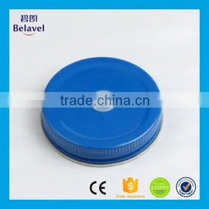 Wholesale Food Grade Jar Cap Colorful Custom Mason Jar Metal Lids thumbnail-5
