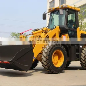 Factory Direct Joystick Strong Bull Wheel Loader 2 Ton Weight Construction Front End Loader for Sale thumbnail-2