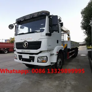 Customized SHACMAN Brand 6*4 LHD/RHD H3000 12T Telescopic Crane Boom Mounted on Cargo Truck for Sale, thumbnail-1