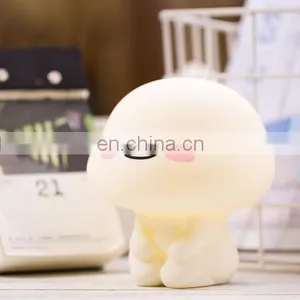 Silicone Gel Night Light Bedroom Bedside Eye Protector Sleeping Lamp Energy-saving Plug-in Table Lamp thumbnail-2