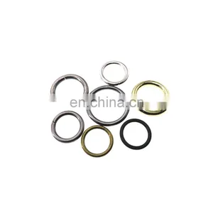 Rich Black 25mm o Ring Buckle for Bag Parts Round Closed Iron o Ring for Dog Accessories thumbnail-5