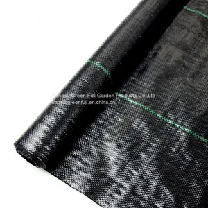100GSM Green Line Landscape Fabric Mat Ground Cover Matting for Gardens thumbnail-1