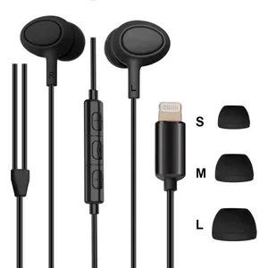 Factory Price MFi Licensed Earphones With Lightning Connector Stereo Headphone for IPhone 11/11pro thumbnail-2