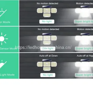 PIR Sensor Modern Solar Outdoor Wall Lights thumbnail-5
