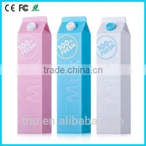 Custom Milk Portable Mobile Power Bank 2600mAh External Backup thumbnail-4