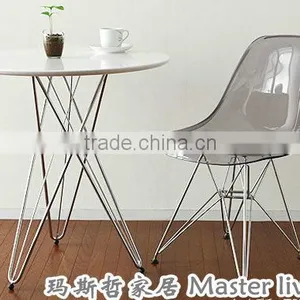 MDF Top Living Room Coffee Table Wire Leg Table thumbnail-4