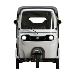 Hot Selling Indian Style Tuktuk Passenger Motortricycle 3 Wheeler 3-Wheel Gas Moped Scooter 200cc Engine Water Cooling With Passenger Carriage and Rain Canvas thumbnail-4