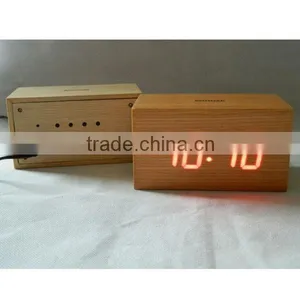 Touch Control for Snooze Wooden Desk Clock thumbnail-2