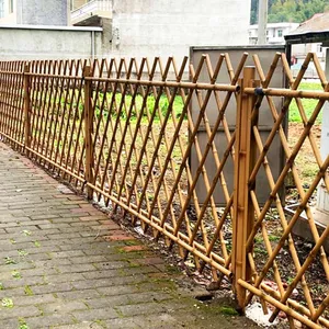 Customizable Imitation Bamboo Fence for Outdoor Garden Borders & Decorative Edging Fence thumbnail-2