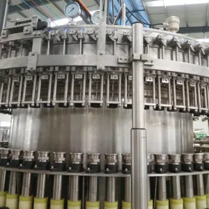 304 Stainless Steel Glass Bottle Washing Filling Capping Monoblock Machine 220V Or 380V Voltage thumbnail-5
