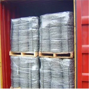 Hot Dipped Galvanized Barbed Wire for Mesh Security Fencing thumbnail-6