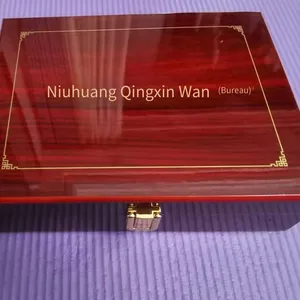 Customized Production of Wooden Box Packaging for Niuhuang Qingxin Pills With 15 Years of Experience and Timely Delivery thumbnail-1