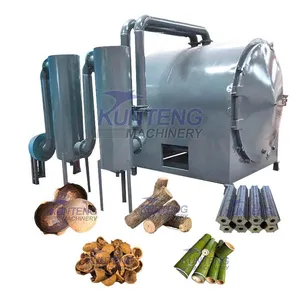 Biomass Charcoal Making Machine Coconut Peanut Shell Charcoal Carbonization Machine Wood Charcoal Manufacturing Machine EPC thumbnail-1