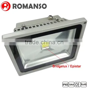 High Lumen Bridgelux/Epistar COB Waterproof IP65 Outdoor 30w Led Flood Light thumbnail-1