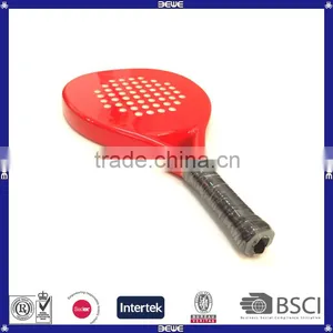 Red Carbon Paddle Racket for Sale thumbnail-3