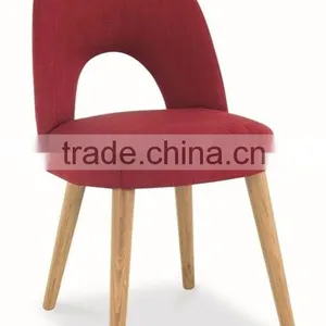 RCH-4124 Oak Aqua Fabric Upholstered Dining Chair thumbnail-4