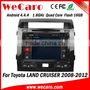Wecaro WC-TL9006 9" Android 4.4.4 Car Multimedia System Double Din Car Gps Dvd for Toyota Land Cruiser Audio System thumbnail-1