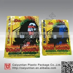 Custom 4g 10g BOB MARLEY Herbal Incense Packaging Bags thumbnail-1