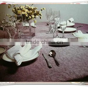 Upscale Hotel Dining Table Cloth Jacquard Table Cloth thumbnail-3