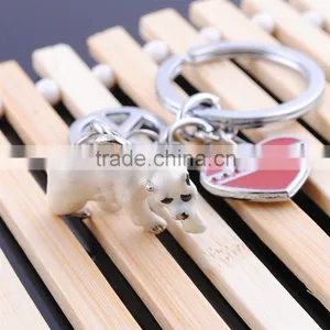 Manufacturer Prices of Pet Animal Keychain Polar Bear Keychain thumbnail-3