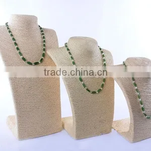 New Design Bohemia Style Hemp Rope Jewelry Display Bust for Necklace Pendant S1274 thumbnail-1