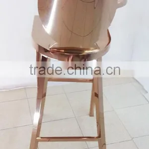 2016 New Design Rose Gold Bar Stool Bar Chair Quality Choice thumbnail-3