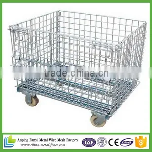 Folding Zinc Coated Warehouse Cage thumbnail-5