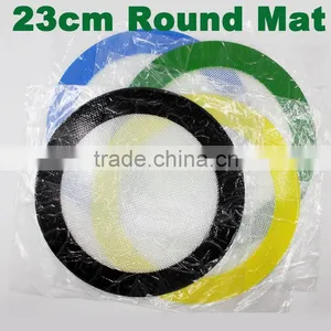 23 Diameter Silicone Bho Oil Mats Fda Slick Dab Jar Pads Silicone Rubber Pad for Dab Wax Concentrate Mats Silicon thumbnail-4