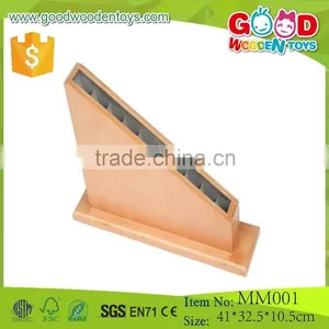 Montessori Materials/Preschool Montessori Wooden Toy for Kids/Educational Montessori Toys Rack for Red Rods thumbnail-1