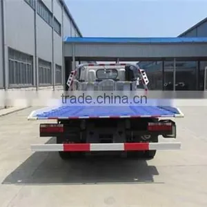 3-6tons Mini Small Road Towing Truck Heavy Flat Bed Wrecker With Hydraulic Crane for Sale thumbnail-3