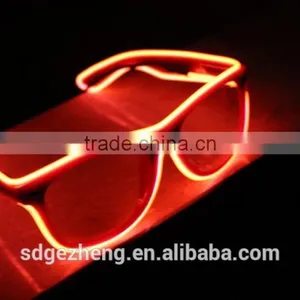 Wholesale el Wire Framed Colorful Glasses for Party Wedding in USA Market thumbnail-5