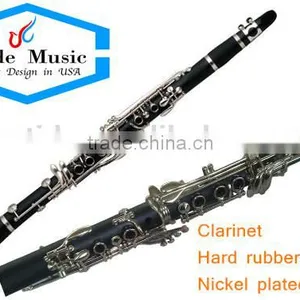 High Quality Cheap Clarinet Hard Rubber Body Nickel Plated thumbnail-3
