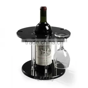 GH-RZ243 Professional Design Black Acrylic Wine Display Rack,high Quality Acrylic Wine Display Rack thumbnail-1