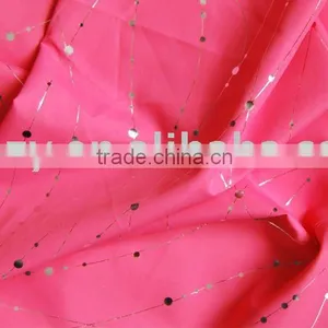 300T Polyester Taffeta Fabric With Gold Printing thumbnail-1