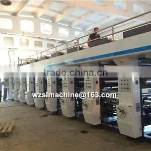 High Speed Computer Control Roll to Roll Paper Roto Gravure Printing Machine thumbnail-1