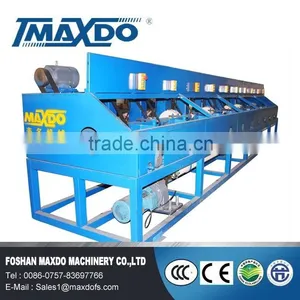 8 Head Industrial Stainless Steel Big Round Pipe Polishing Machine With Exhaust Duct thumbnail-1