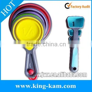 Food Grade Silicone 8-piece Measuring Cup in Various Colors thumbnail-5