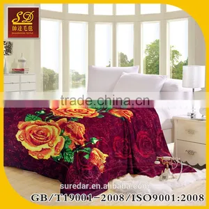 2016 New Style Knitted Polyester Borrego Blanket thumbnail-1