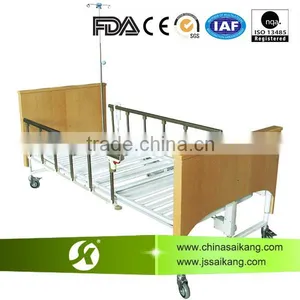 SK006-2 Painted Wooden Electric Home Care Bed thumbnail-1