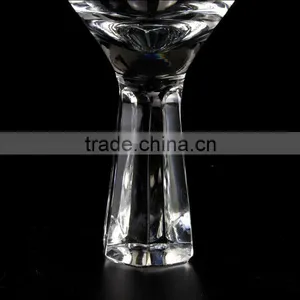 Special Heavy Stem Clear Leadfree Crystal High Quality Customized Size Martini Cocktail Glass thumbnail-2