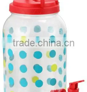 BPA Free FDA Plastic Drinkware 3.8L Drink Dispenser Set With Seal Ring and Tap thumbnail-1