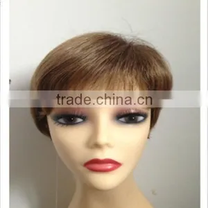 Top Selling Heat Resistant Synthetic Mono Top Hair Wig thumbnail-1