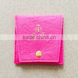 Red Felt Pouches for Jewelry,felt Envelope Flap Bags Quality Choice thumbnail-3