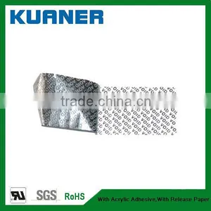 Custom Tamper Evident Security Tape Materials of PET thumbnail-1