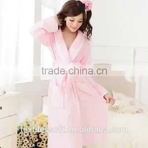 Factory Wholesale Luaury Cotton Sexy Women Bathrobe thumbnail-4
