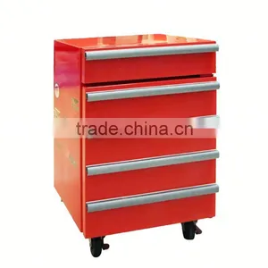 JGA Retro Style 1 Drawer 50L Mini Toolbox Refrigerator , Safe Fridge With 4 Wheels Visi Cooler Refrigerator thumbnail-1
