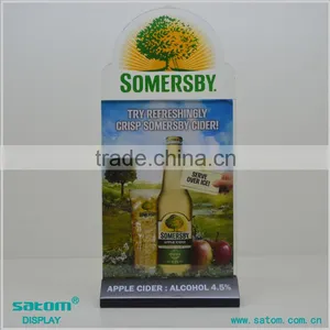 Full Color Printing Acrylic Menu Stand With Double-Side Leaflet thumbnail-1