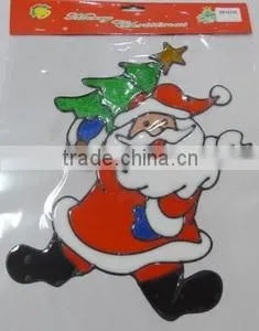Cheap Christmas Santa Claus Window Sticker /door Sticker thumbnail-5