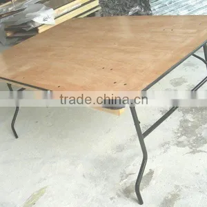 6ft X4 ft Trestle Folding Table thumbnail-1