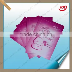 Best Seller Pink Cosmetic Facial Mask Packaging Bag With Tear Notch thumbnail-1